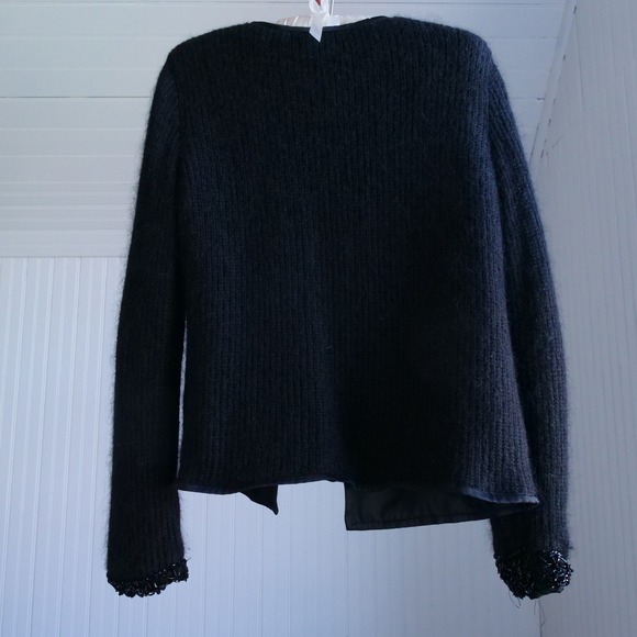 Gorgeous vintage La Perla black mohair‎ cardigan - Picture 8 of 8